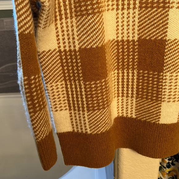 Madewell plaid mockneck tunic sweater - Picture 9 of 13